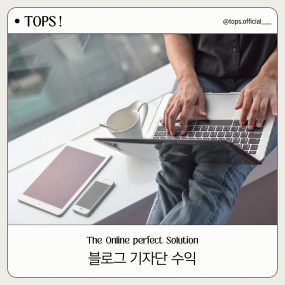 블로그 기자단 수익